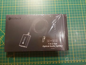 1 in 2 out optical audio splitter Neoteck NTK186