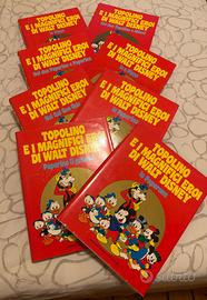 8 libri ‘topolino e i magnifici eroi di Walt Disne