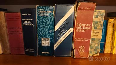 DIZIONARI LATINO ITA - GRECO ITA - INGLESE