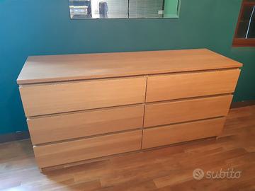 cassettiera comodini scrivania