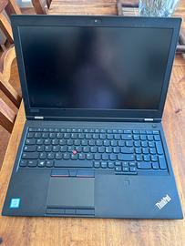 Lenovo ThinkPad P52–i7‑8750H-16 gb ram-windows11pr
