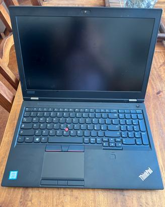Lenovo ThinkPad P52–i7‑8750H-16 gb ram-windows11pr
