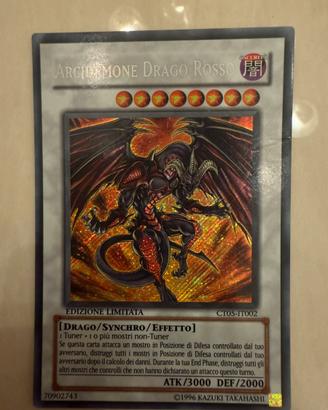 YU GI OH! ARCIDEMONE DRAGO ROSSO