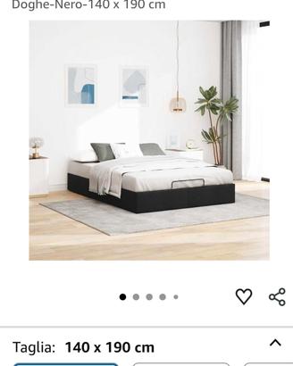 Letto contenitore 140x190