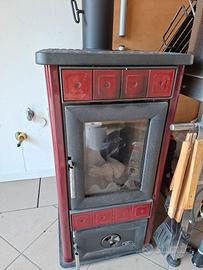 stufa a legna Palazzetti royal come nuova