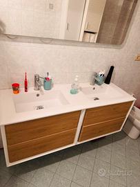 Lavandino bagno doppio