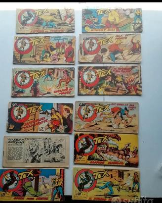 TEX strisce varie serie ORIGINALI