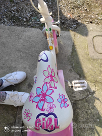 Bici bambina con rotelle