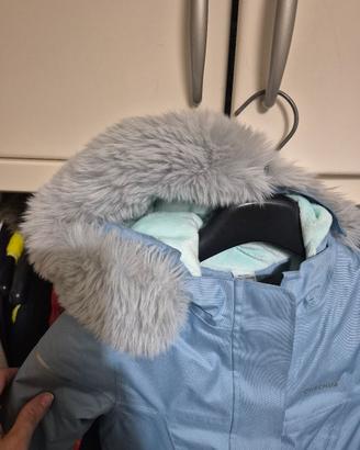 Tuta da sci celeste 3/4 anni