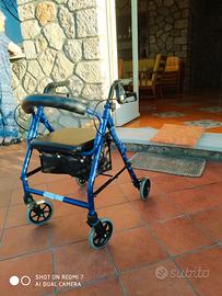 deambulatore rollator leggerissimo in alluminio