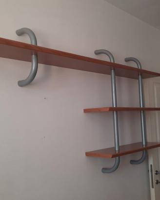 scaffale Libreria in legno a tre piani