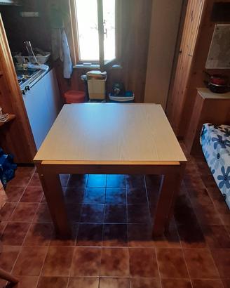 Tavolo in legno allungabile 90-160x90