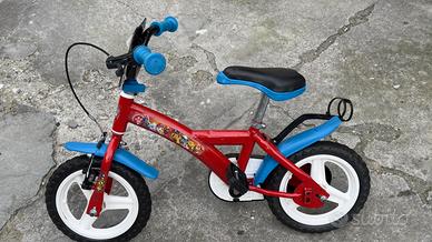 bici a rotelle bimbo paw patrol