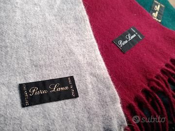 Set di 3 sciarpe, pura lana, unisex....