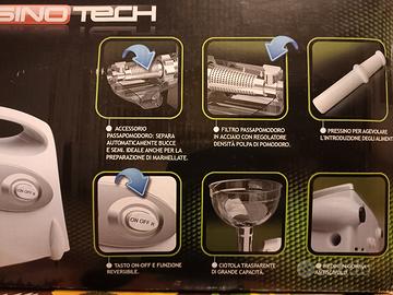 tritacarne  e passapomodoro sinotech