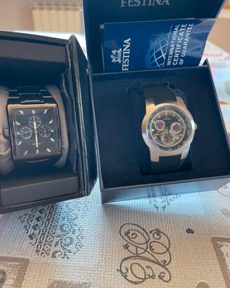 Orologi Guess & Festina con certificato