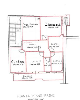 APPARTAMENTO ALLO STATO GREZZO CON AMPIO CORTILE