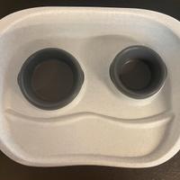 Vassoio con 2 ciotole