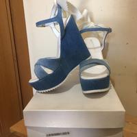 Scarpe con zeppa Kontessa jeans numero 36