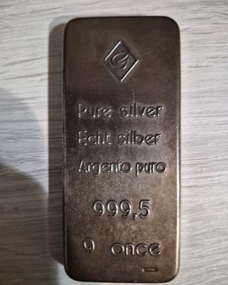 lingotto d'argento rettangolare