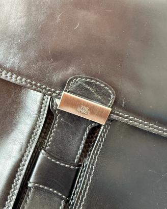 Borsa 24 Ore The Bridge in Vera Pelle Nera