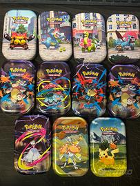 Lotto 11x mini Tin Pokémon vuote - 2