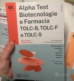 ALPHA TEST BIOTECNOLOGIE E FARMACIA TOLC-B, TOLC-F