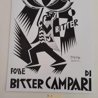 poster Campari De Pero (pioggia)