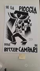 poster Campari De Pero (pioggia)