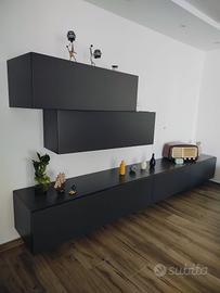 Parete attrezzata sospesa 