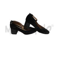 DECOLLETE PREDIERI VELLUTO NERO