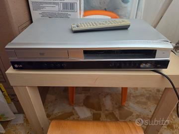 videoregistratore dvd vhs lg v180 con telecomando 