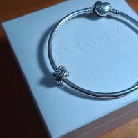 Charm Pandora Separatore Fascia Intrecciata 