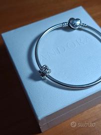 Charm Pandora Separatore Fascia Intrecciata 