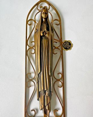 STATUA DELLA MADONNA DI LOURDES CM 30 IN BRONZO