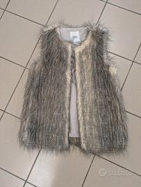 gilet/ giacca marrone ,M in ecopelliccia 