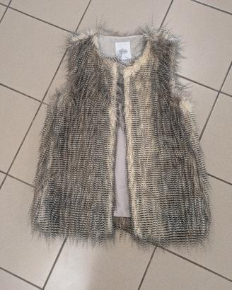 gilet/ giacca marrone ,M in ecopelliccia 