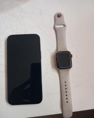 iPhone 12 Pro e Apple Watch S4 Blu/Oro