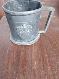 Boccale in peltro vintage anni 70 