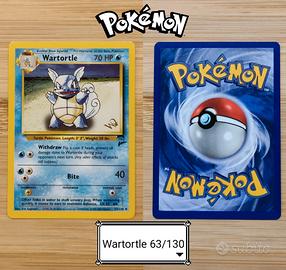 Wartortle 63/130 Gold W Stamp RARO - BS 2 2000