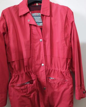 Giacca Impermeabile Rossa Brugi S - M