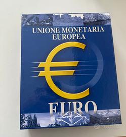 RACCOGLITORE FOLDER MONETE IN EURO 12 PAESI EUROPE