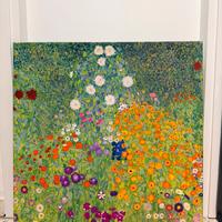 Tela Prato Fiorito di Klimt