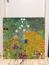 Tela Prato Fiorito di Klimt