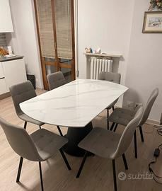 Tavolo allungabile con sistema twist