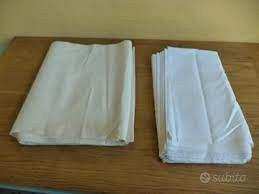 Pezze di lino e cotone nuove