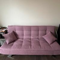 Divano letto tre posti a libro