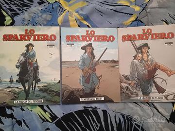 Lo Sparviero - fumetti serie n. 1-2-3