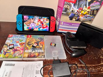 Nintendo switch Oled con mario Kart 8 con 64+256gb
