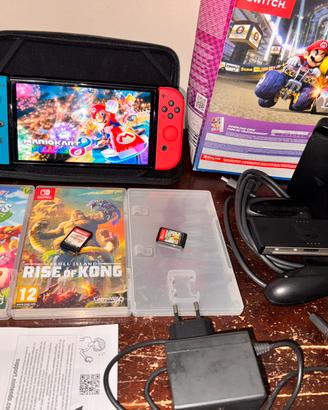 Nintendo switch Oled con mario Kart 8 con 64+256gb